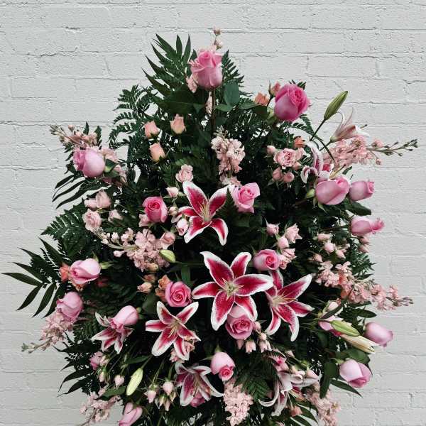 Pink Standing Spray