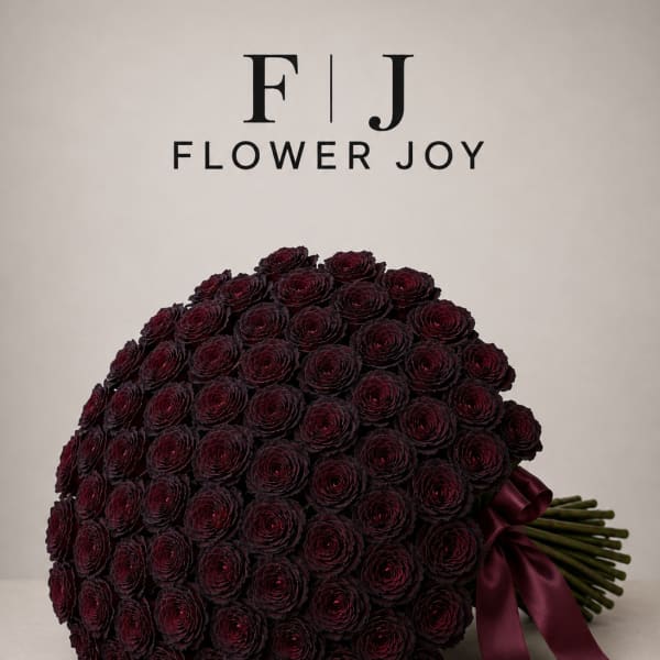 Midnight Romance Bouquet (75 Roses)