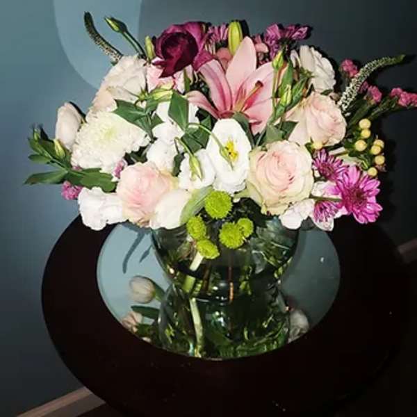 Floral bubble bowl