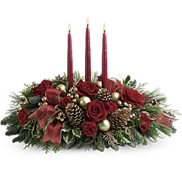 TOUCH OF GOLD CENTERPIECE