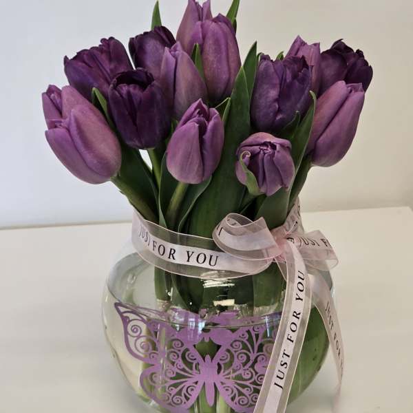 Tulips in the vase