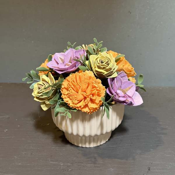 Sola Wooden Flower Centerpiece - Dreamy Blooms