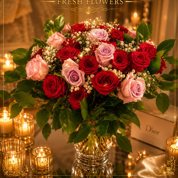 Multicolor Bouquet with roses