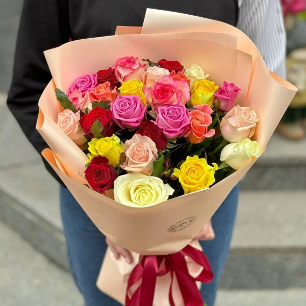 Assorted Color Rose Bouquet