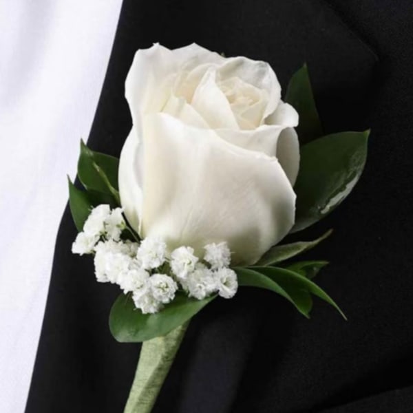 Boutonniere White