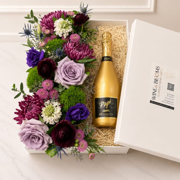 Lavender Luxe Floral & Wine Collection | Prosecco
