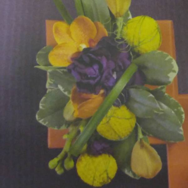 sunset corsage