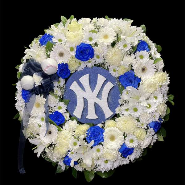 Yankees wreath
