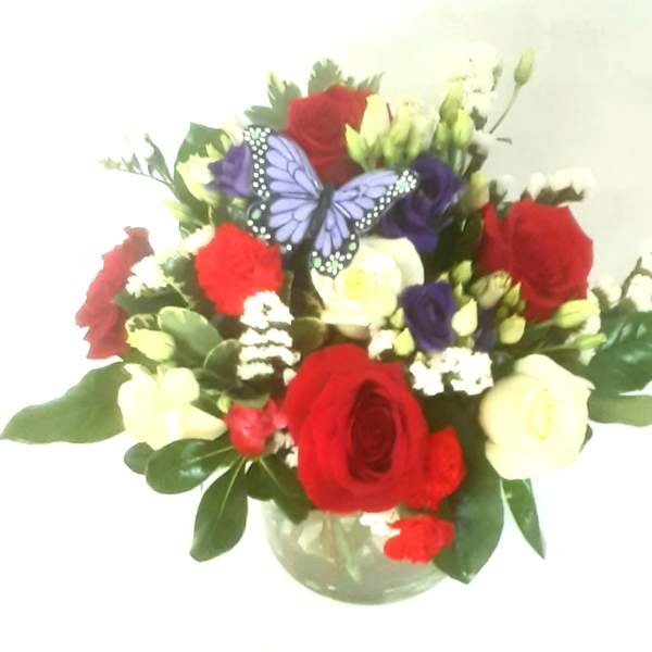 Red white and blue celebration
