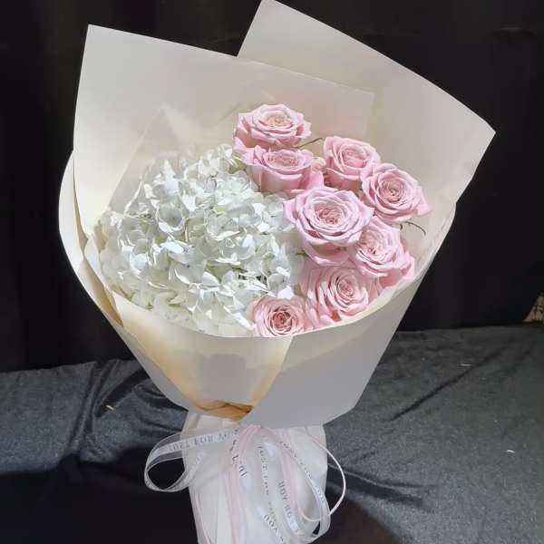 Blushing Cloud Roses