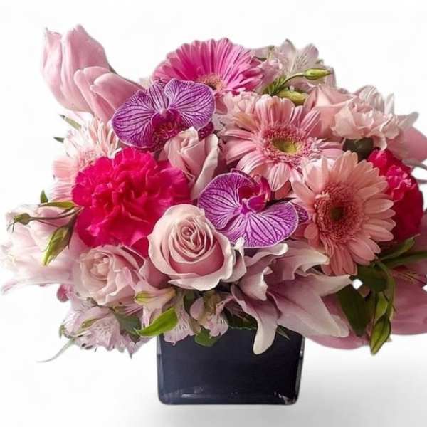 Happy Anniversary Pink Flowers Beauty Designer's Choice