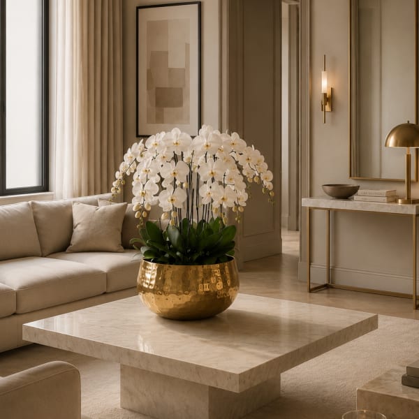 White Phalaenopsis Orchids – Same Day Orchid Delivery