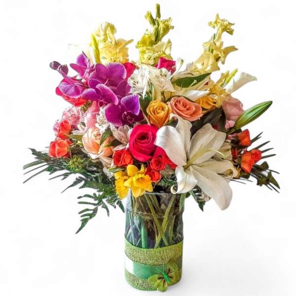 Every Occasion Orchid And Mixed Blossom Bouquet Designer's Choice