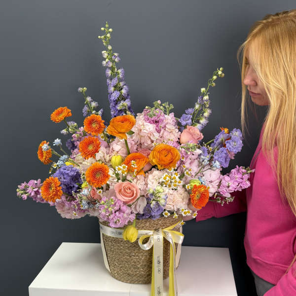 Sunset Garden Basket