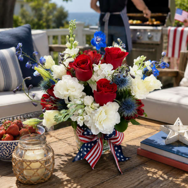 Patriotic Peninsula Blooms