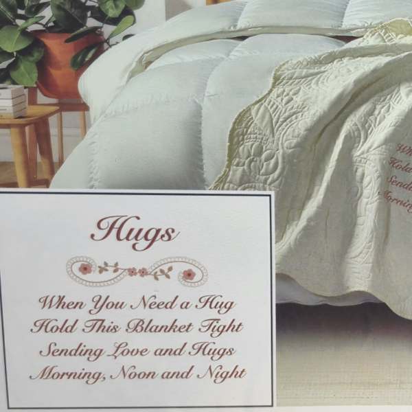 When You Need a Hug Quilted Throw