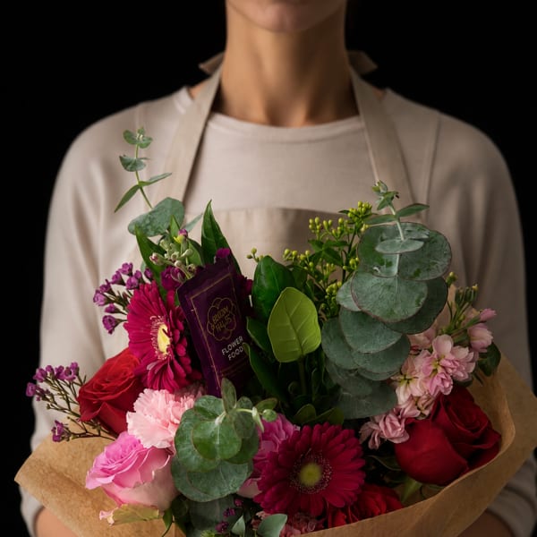 Blushing Grace Bouquet (No Vase)