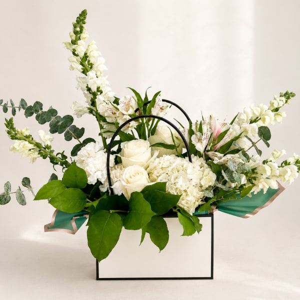 Diana’s Virgin Radiance - Luxury Bag Arrangement