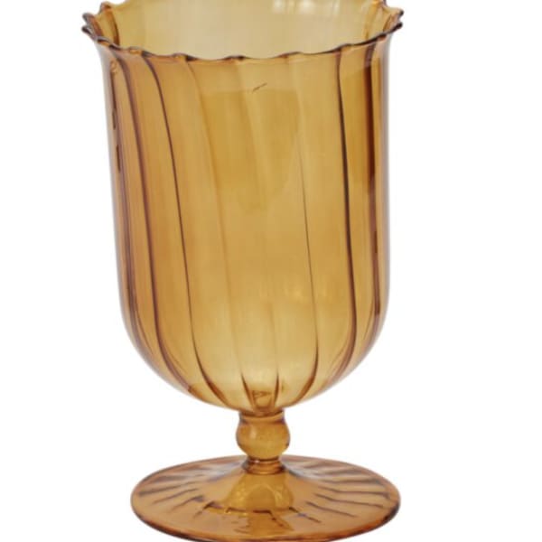 Amber Vase Large