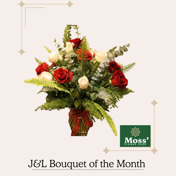 J & L Bouquet of the Month American Rose