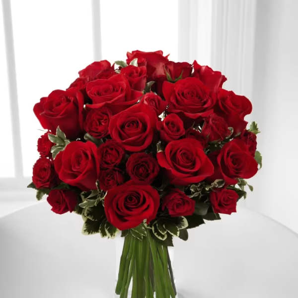 Two dozen roses for the price of one dozen!