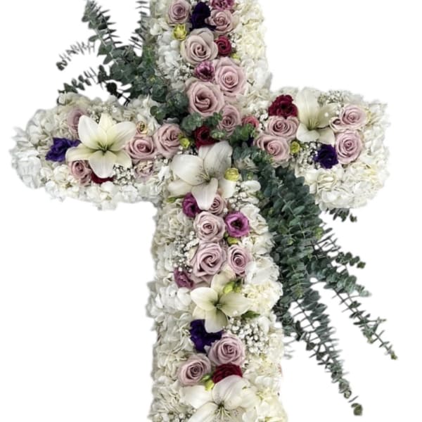 Pastel Blush Cross