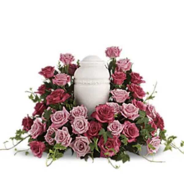 Bed of Pink Roses