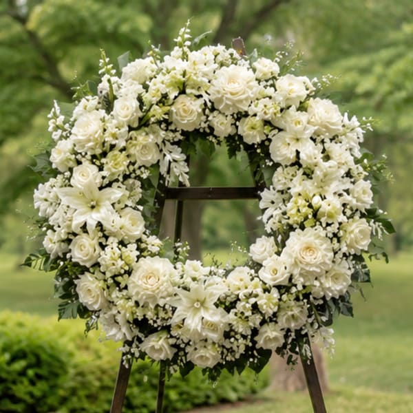 A Life Well Lived Sympathy Wreath