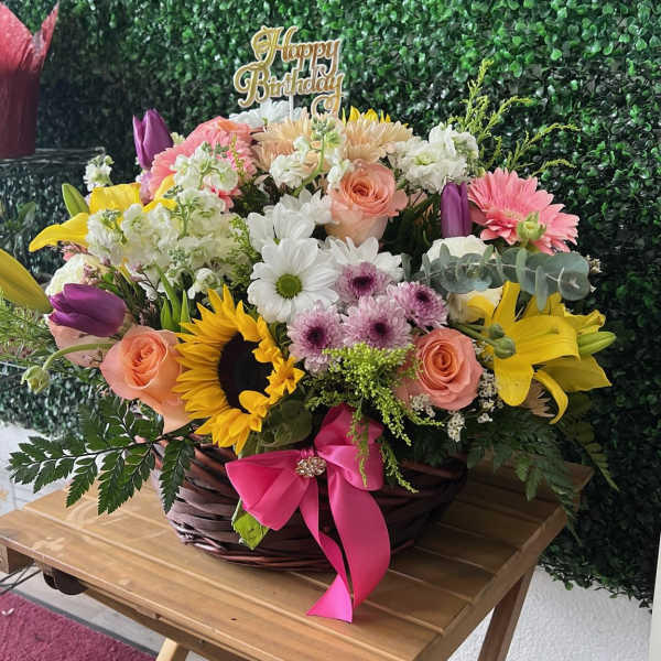 Garden Glow Basket