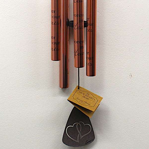 21" In Our Hearts Windchime