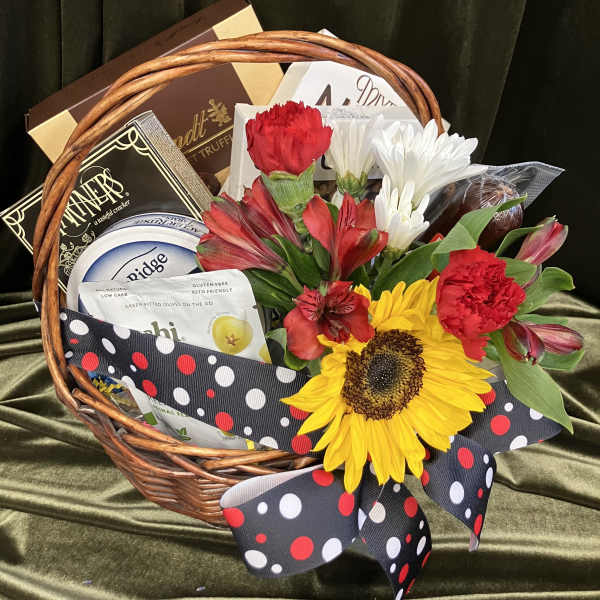 Cute Flowers and Snacks