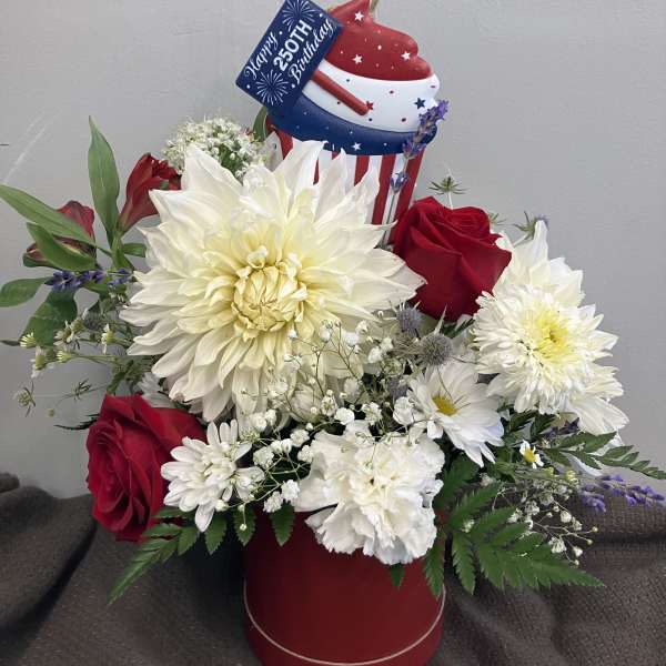 The Red White and Blue