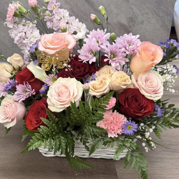 Pink basket