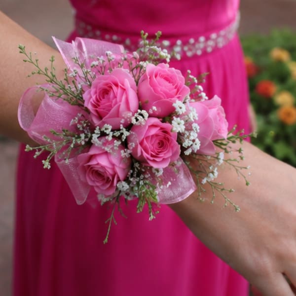 Simple Hot Pink Corsage
