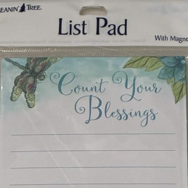Count Your Blessings List Pad