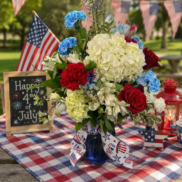 Designer Choice patriotic Bouquet