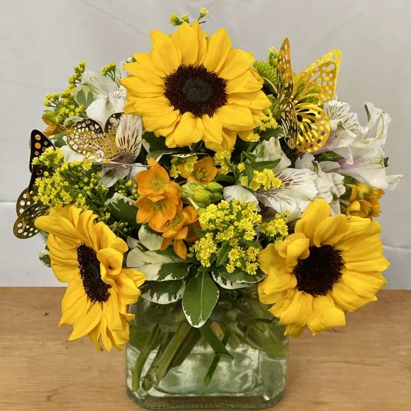 Sunflower Cube
