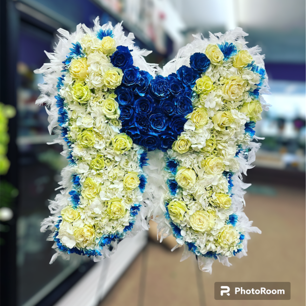 Funeral Wings Arrangement