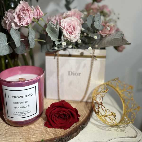 Dior Purse Arrangement