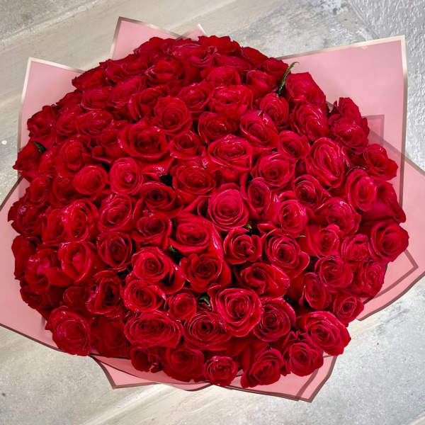 100 Long Stem Roses