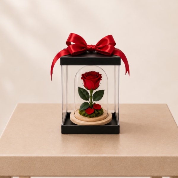 Forever Rose – Classic Red (Height: 6.69 ")