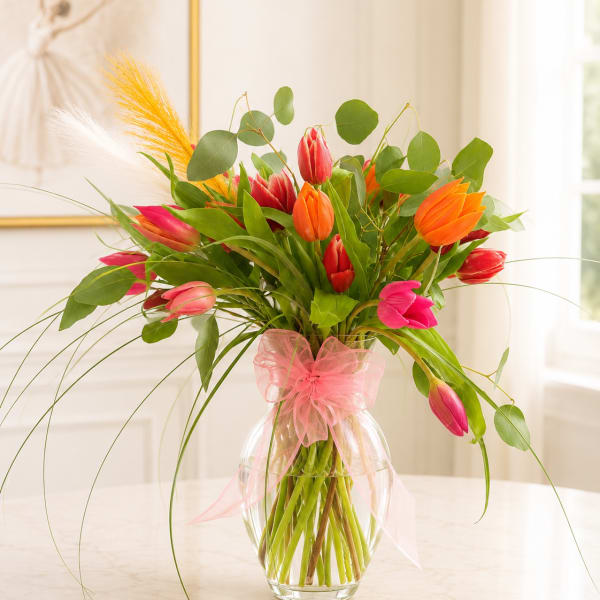 Multicolor tulips
