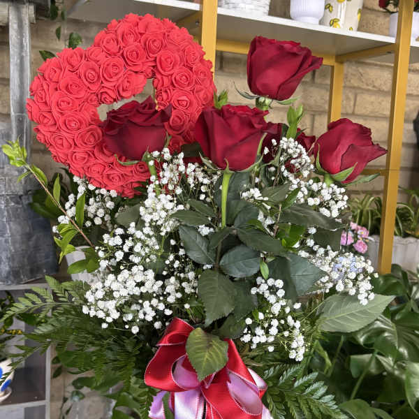 Floral Heart Roses