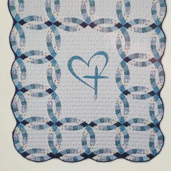 Faith Rings Quilted Throw
