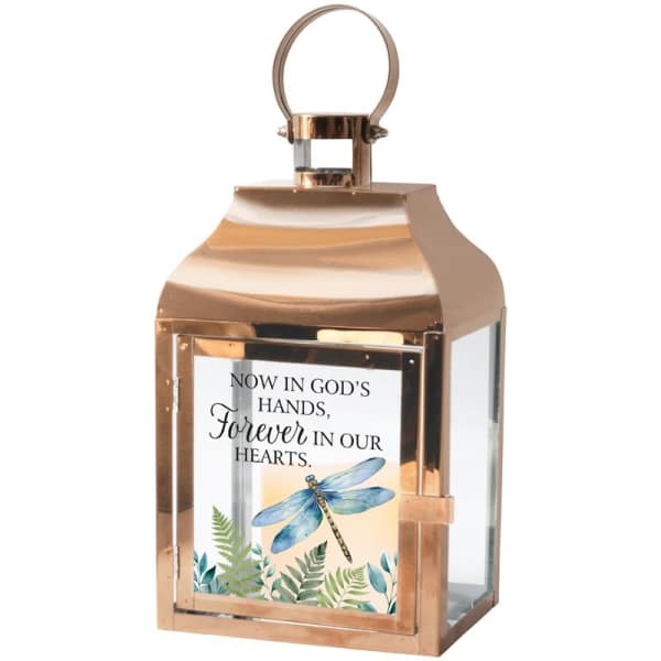 "In our Hearts" Lighted Lantern