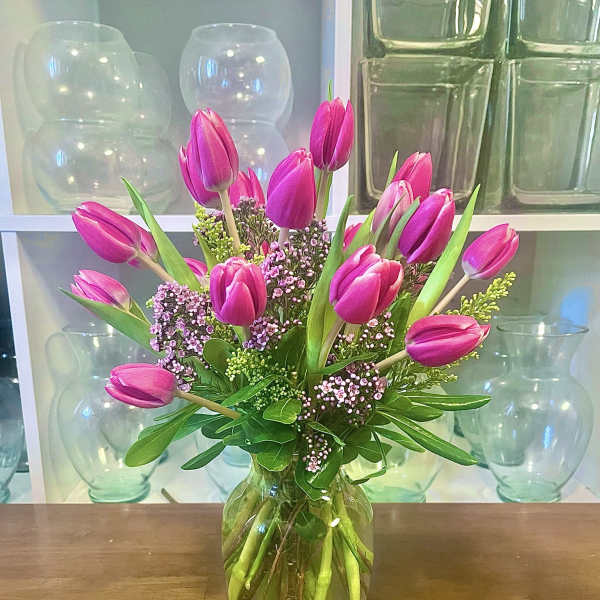Pink tulips