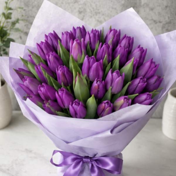 Lavender Dream Tulip Bouquet