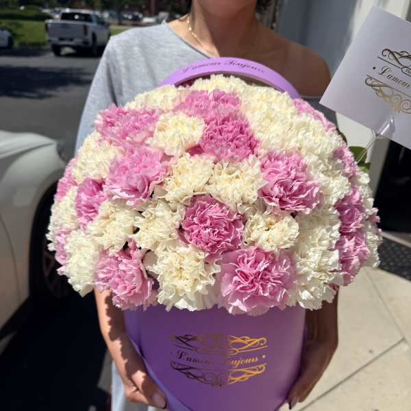 Box of carnations
