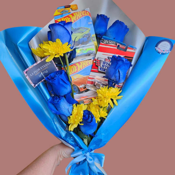 Race Blue Bouquet