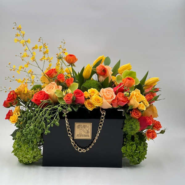 Golden Garden Handbag